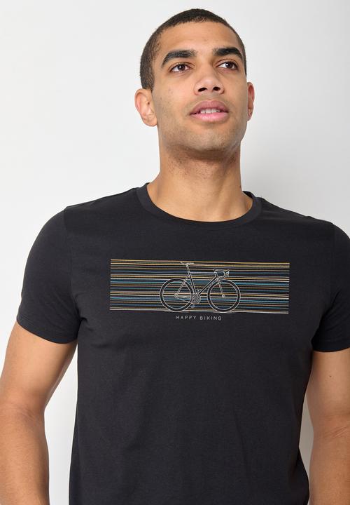 Actual product image Greenbomb T-Shirt Bike Happy (XXL)