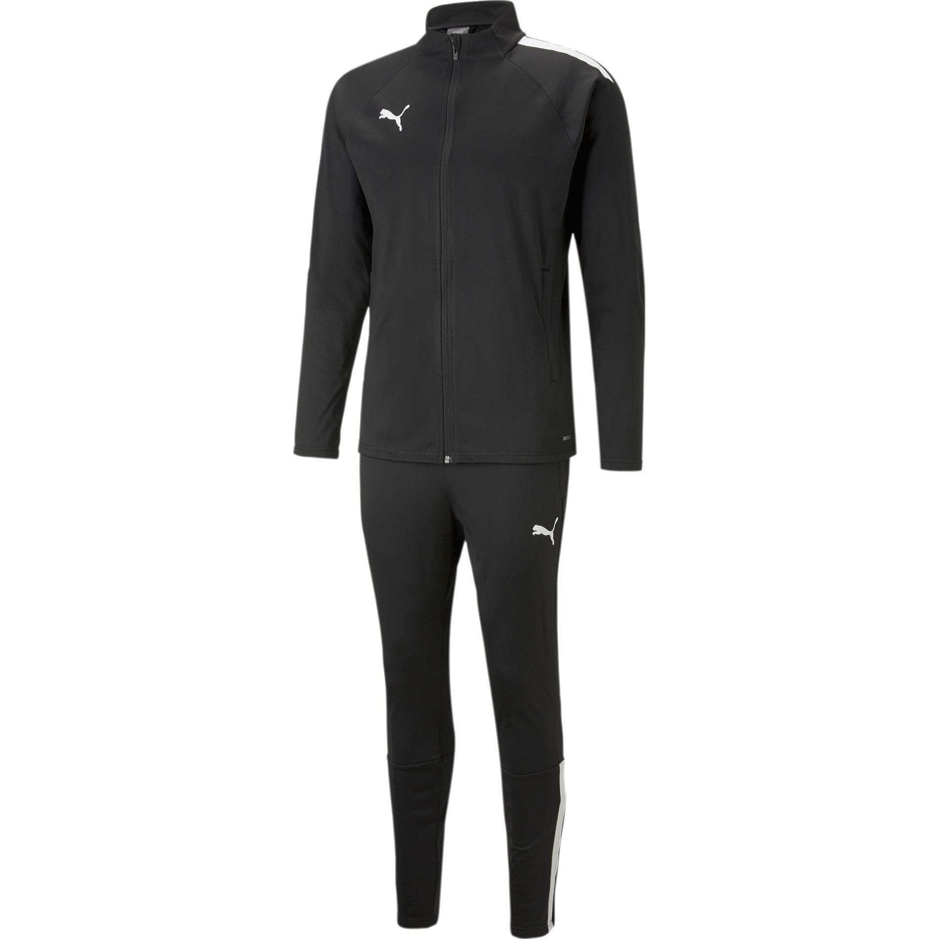 Puma, Herren, Laufjacke, teamLIGA Tracksuit (XL), Schwarz, XL