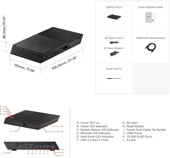 Image du produit Asustor Flashstor 12 Pro Gen2 FS6812X (0 TB)