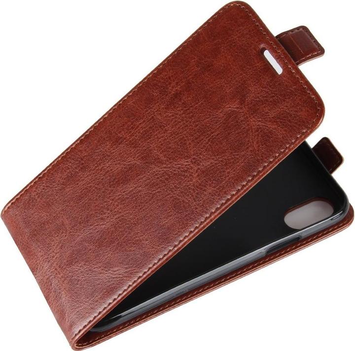 Image du produit Cover-Discount Étui à rabat en cuir avec compartiment photo vertical (Apple iPhone X, Apple iPhone XS)