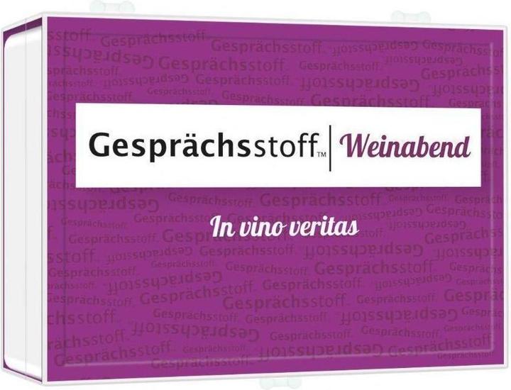 Actual product image Topic of conversation: Wine evening (German, 2 - 8 Players)