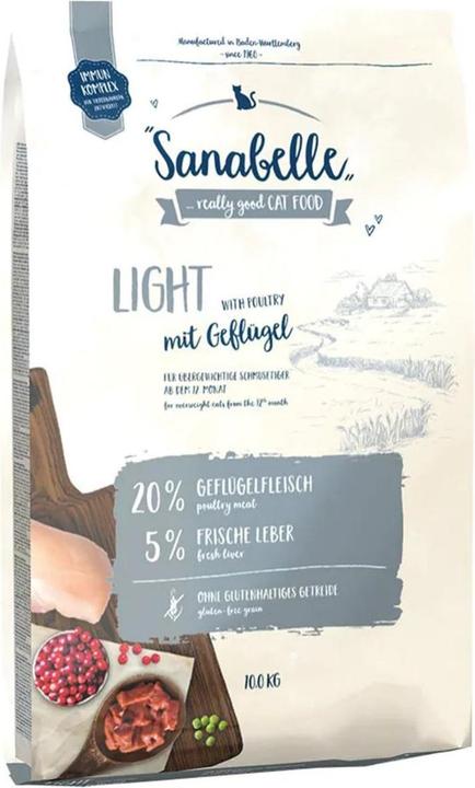 Produktbild Sanabelle Cat Adult Light for cats overweight 10kg (Adult, 1 Stk., 10000 g)
