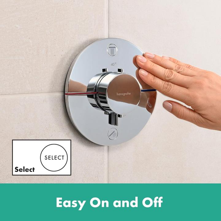 Produktbild hansgrohe HG Thermostat ShowerSelect Comfort S UP, Fertigset 2 Verbraucher verchromt