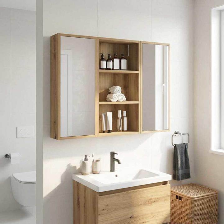 Produktbild vidaXL Badezimmerschrank (40 x 14 x 70 cm)