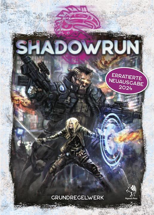 Actual product image Pegasus Shadowrun 6th Edition Core Rulebook (German, 2024)