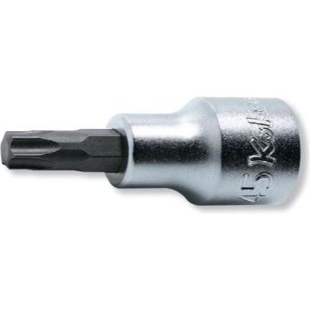 Koken, Steckschlüssel + Stecknuss, 1/2" Handstecknuss mit Torx-Bit T15/60mm, (4025-60 T15) (60 mm)