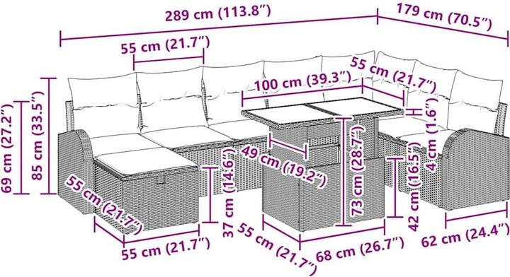 Produktbild vidaXL Dayana