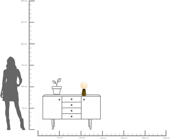 Image du produit Kare Design Lampe de table Bollie Vert 33cm (E14)