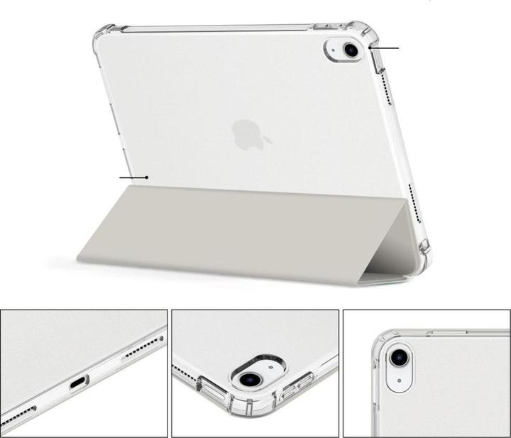 Actual product image Tech-Protect SC Pen Hybrid Case for iPad 10 / 2022 - Gray - Transparent (Apple iPad Air 11 2025)