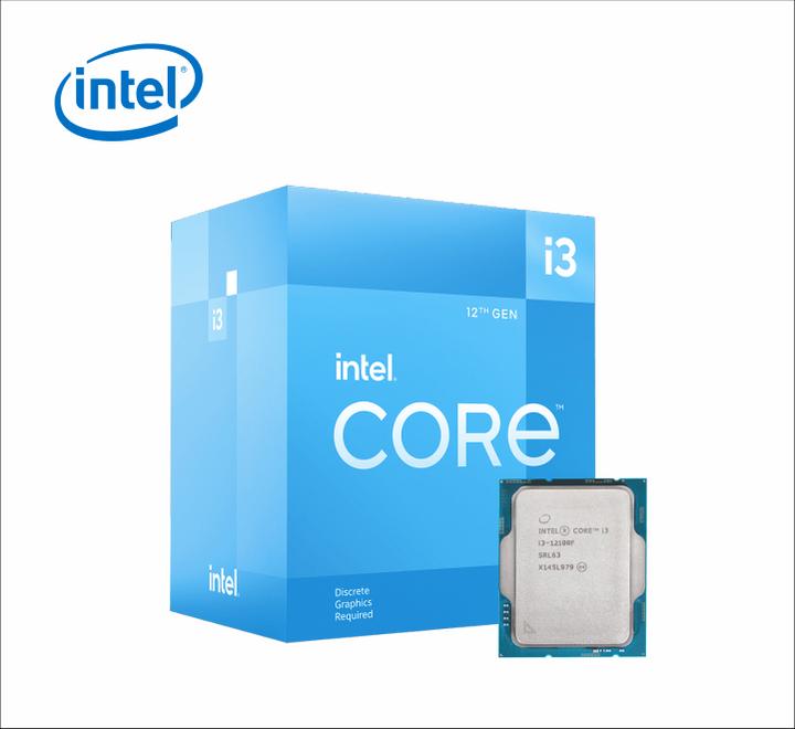 Actual product image Intel Core i3-12100F (LGA 1700, 3.30 GHz, 4 -Core)