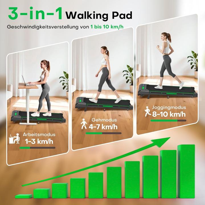 Produktbild Fousae Walking Pad mit Steigung & Stossdämpfung