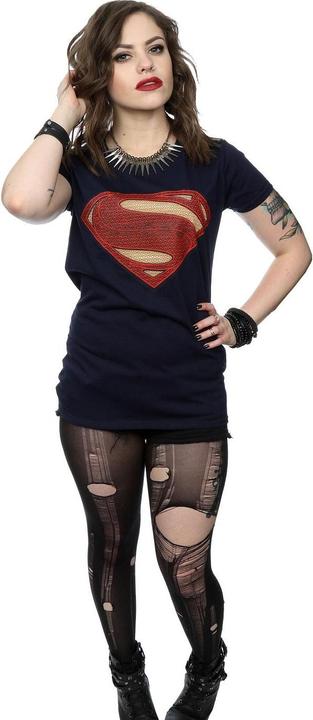 Produktbild Superman Mann aus Stahl Logo TShirt aus Baumwolle (S)