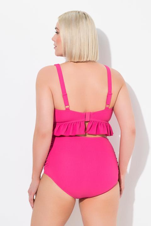 Produktbild Ulla Popken Bikini, Struktur, Rüsche, Softschalen, Träger verstellbar (56)