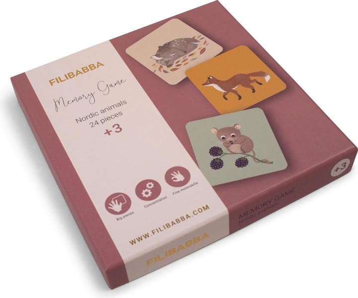 Actual product image Filibabba Nordic animals (2 - 4 Players)