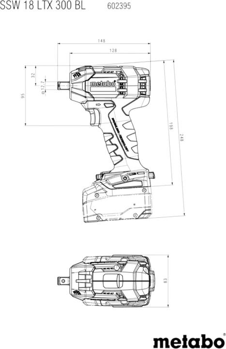 Produktbild Metabo SSW 18 LTX 300 BL