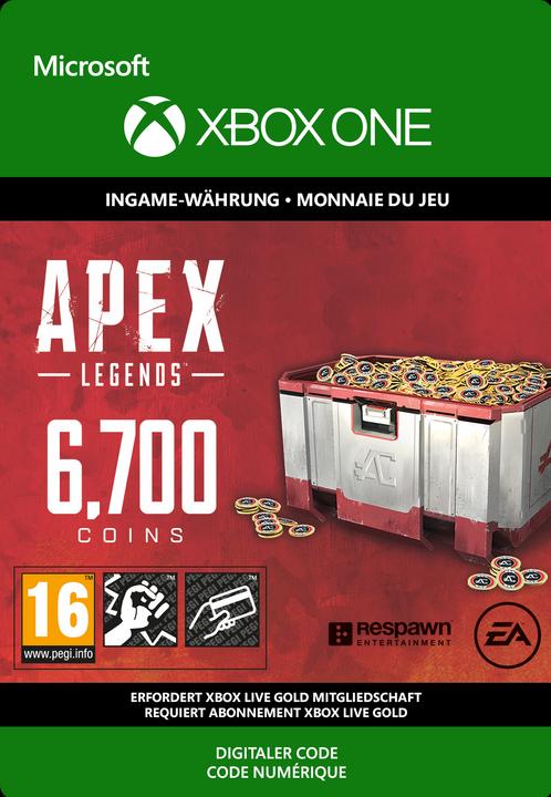 Produktbild Microsoft Xbox APEX Legends 6700 Coins Download Code