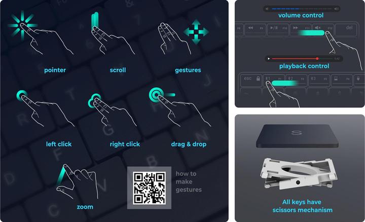 Immagine prodotto Prestigio Click & Touch 2 (CH, Cablato, Senza fili)