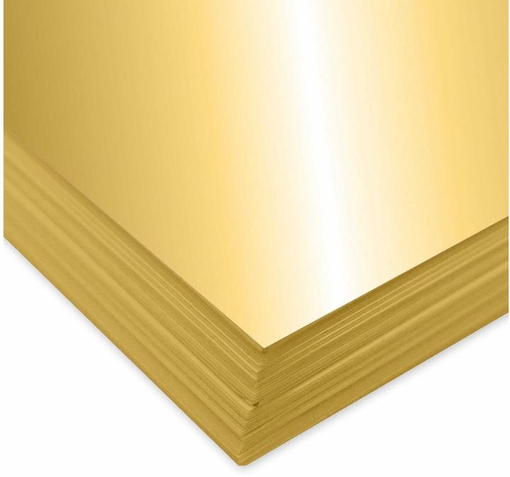 Image du produit Ursus Tonzeichenpapier A4, 130 g/m², 100 Blatt, Gold (A4, 130 g/m²)