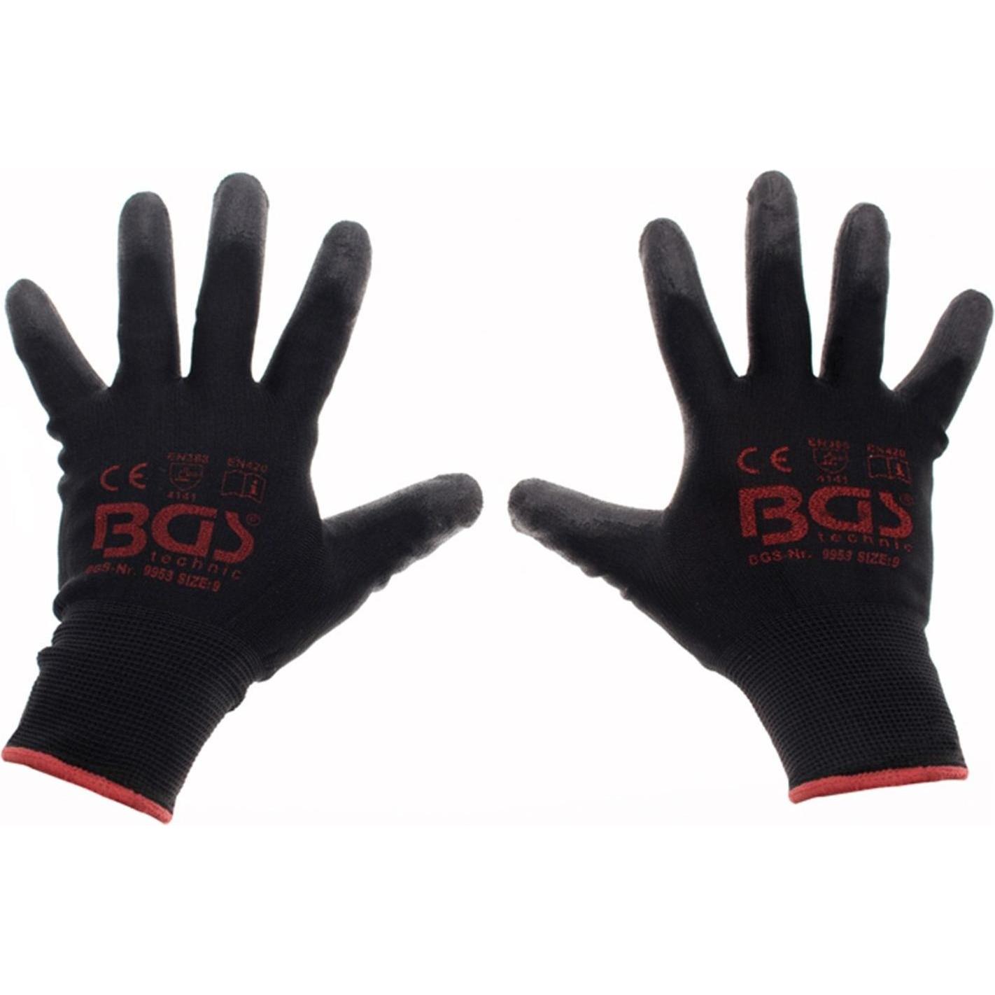 BGS, Schutzhandschuhe, Mechaniker-Handschuhe Grösse 9 (L) (9, L)