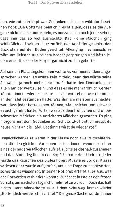 Nährwerte und Zutaten Keine Angst vor dem Erröten (Deutsch, Doris Wolf, 2019)
