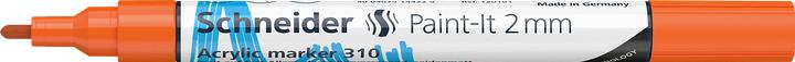 Valeurs nutritives et ingrédients Schneider Marqueur acrylique Paint-It 310 2mm orange (1 x)