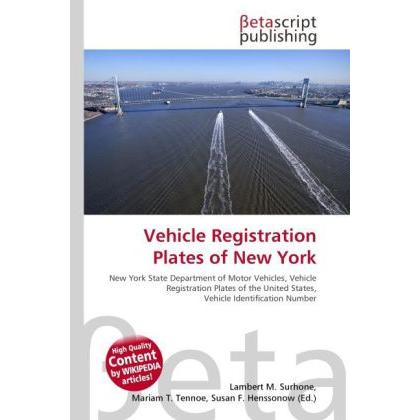 Thumbnail - Vehicle Registration Plates of New York, Ratgeber von Lambert M. Surhone, Mariam T. Tennoe, Susan F. Henssonow