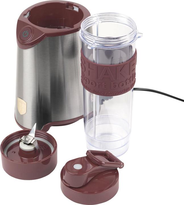 Actual product image BerlingerHaus Design blender incl. sports bottle 570ml, 300 W, bordeaux (300 W)