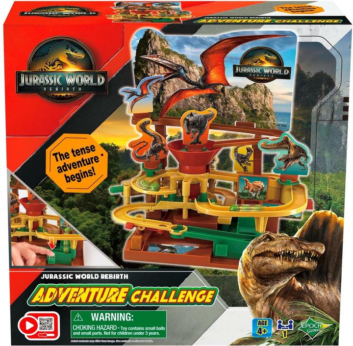 Epoch Jurassic World - Adventure Gyrosphere Challenge (Englisch, Italienisch, Litauisch, Russisch, Portugiesisch, Norwegisch, Lettisch, Polnisch, Niederländisch, Schwedisch, Deutsch, Dänisch, Finnisch, Estnisch, Französisch, Spanisch)