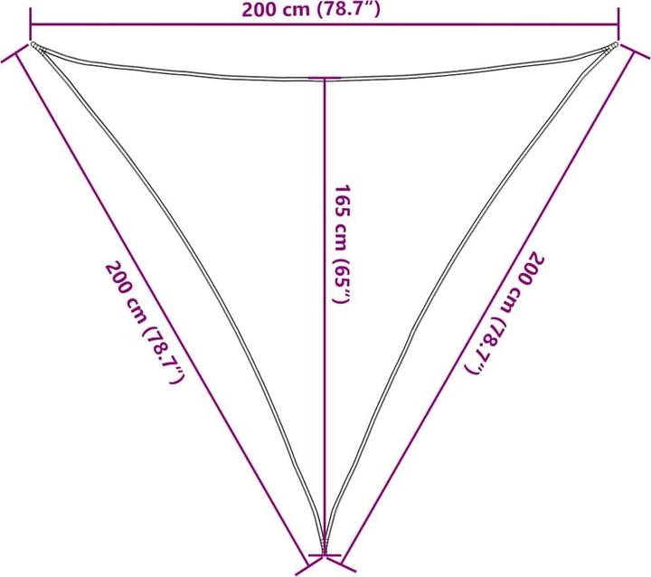 Actual product image vidaXL Awning (600 x 600 x 600 cm)