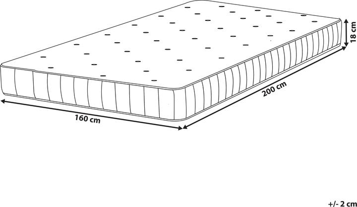 Produktbild Beliani Duo (Federkern, 160 x 200 cm)