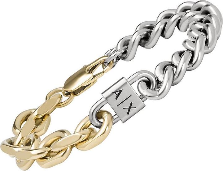 Armani Exchange Timeless menÂ's bicolor bracelet AXG0115710 (19 cm, Edelstahl)