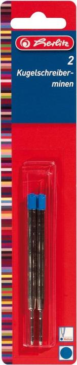 Produktbild Herlitz KGS-Minen intern.2er Blau 8608804 (Nachfülleinheit, Blau, 1 mm)