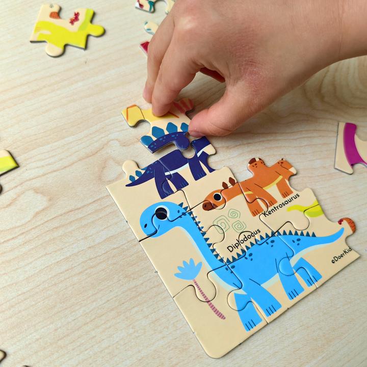 Produktbild DoerKids Mini Puzzle Dinosaurier - Jurazeit 40 Stk. (40 Teile)
