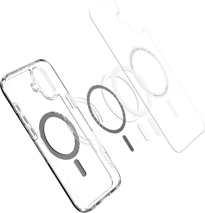 Actual product image Spigen Ultra Hybrid Mag Magsafe case for iPhone 16 6,1" carbon fiber (Apple iPhone 16)