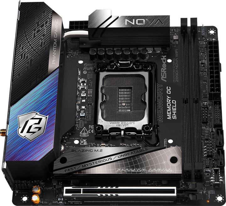 Productafbeelding AsRock Z890I Nova WiFi Intel DDR5 S1851 M-ITX (LGA 1851, Intel Z890, Mini-ITX)