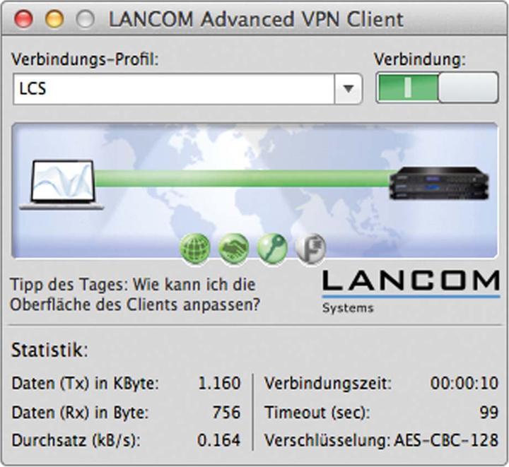 Actual product image Lancom Systems Upgrade Advanced VPN Client MAC (1 License)