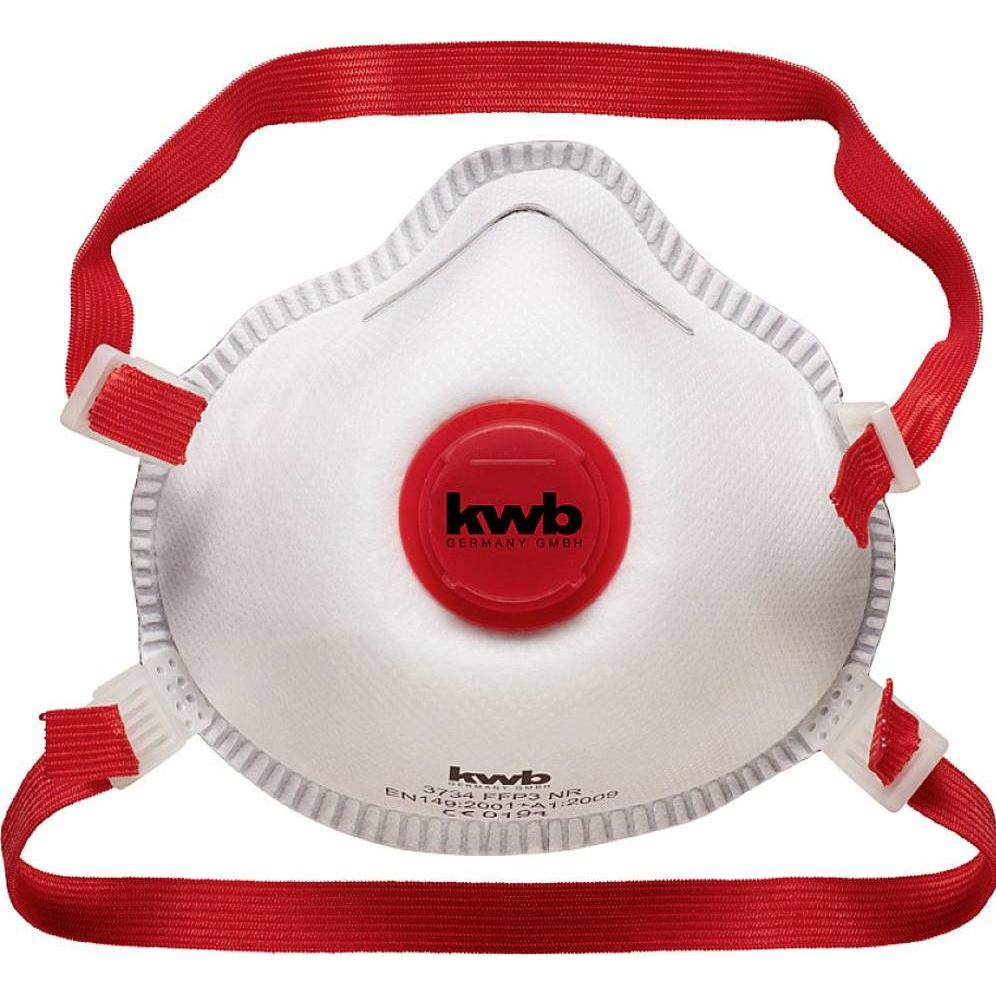 kwb, Maschera respiratoria, Maschera per odori e polveri sottili FFP3, con valvola di esalazione (FFP3)