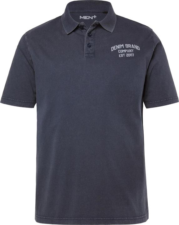 Produktbild Men+ Poloshirt, Halbarm, Brustprint, Vintage Look (5XL)