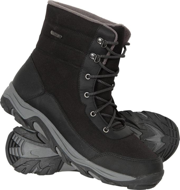 Actual product image Mountain Warehouse Mens Ohio Fleece Lined Snow Boots (45)