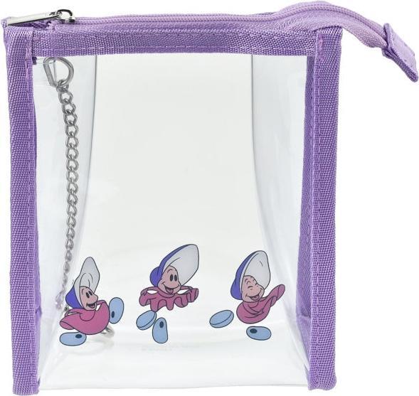 Immagine prodotto Disney Young Oyster con moschettone trasparente - Borsa per cosmetici