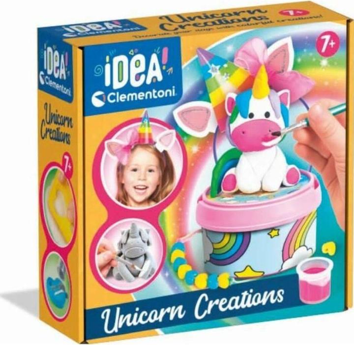Image du produit Clementoni Idea Unicorn Creations Set d'argile et de peinture