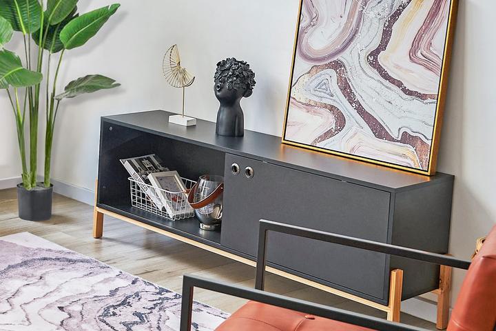 Actual product image Möbilia lowboard (140 x 35 x 51.5 cm)