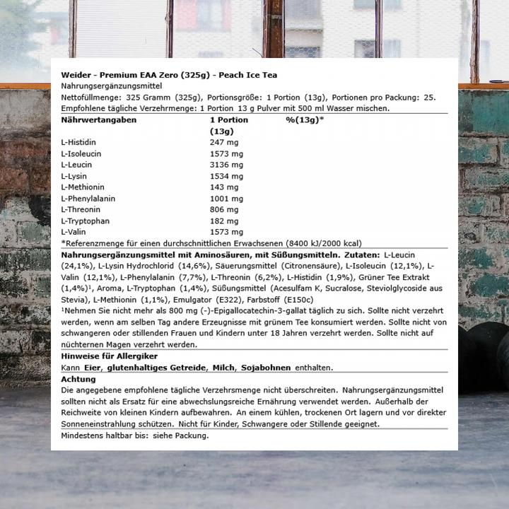 Produktbild Weider Premium EAA (325 g, 1x)