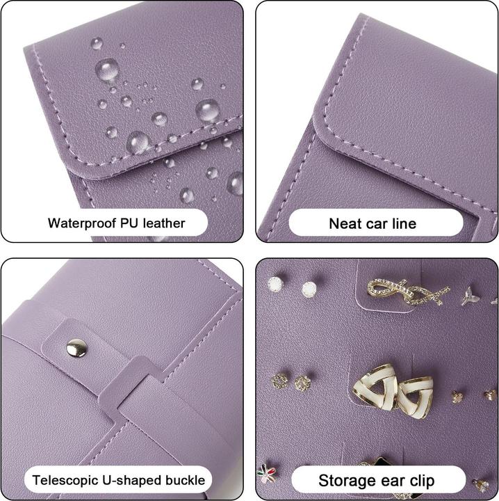 Actual product image Only-Bags.Store Ohrring-Aufbewahrung Ohrring-Ordner Kleines Buch Aufbewahrungstaschen