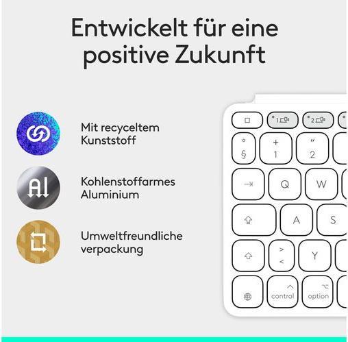 Immagine prodotto Logitech Keys-To-Go 2 (CH, Senza fili)