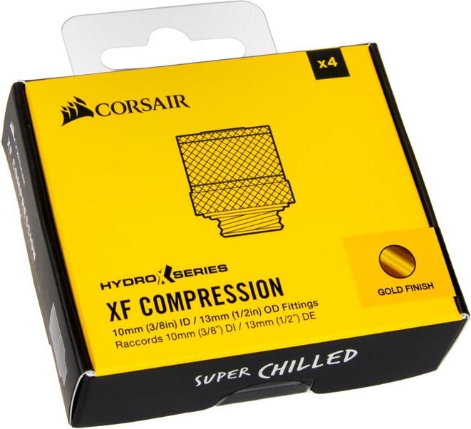 Image du produit Corsair Hydro X Series Fitting XF Softline 4-pack