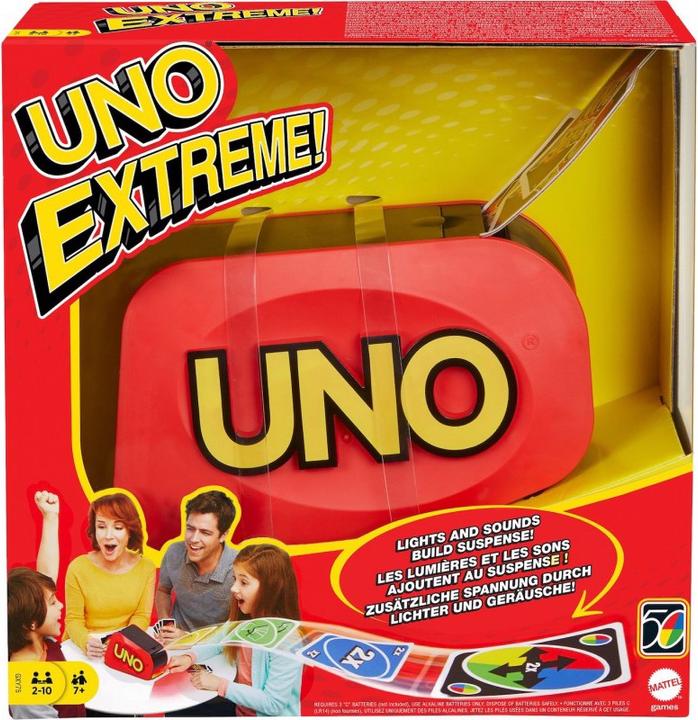 Actual product image Mattel Games UNO Extreme (English, French, German, Italian, 2 - 10 Players)