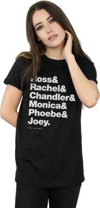 Immagine prodotto Friends First Names Text Maglietta Ampia Donna (3XL)