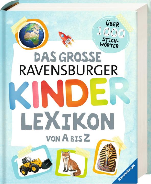 Immagine prodotto Ravensburger Das grosse Kinderlexikon von A bis Z (Tedesco, Cristina Marrone, Anne Sheller, 2019)