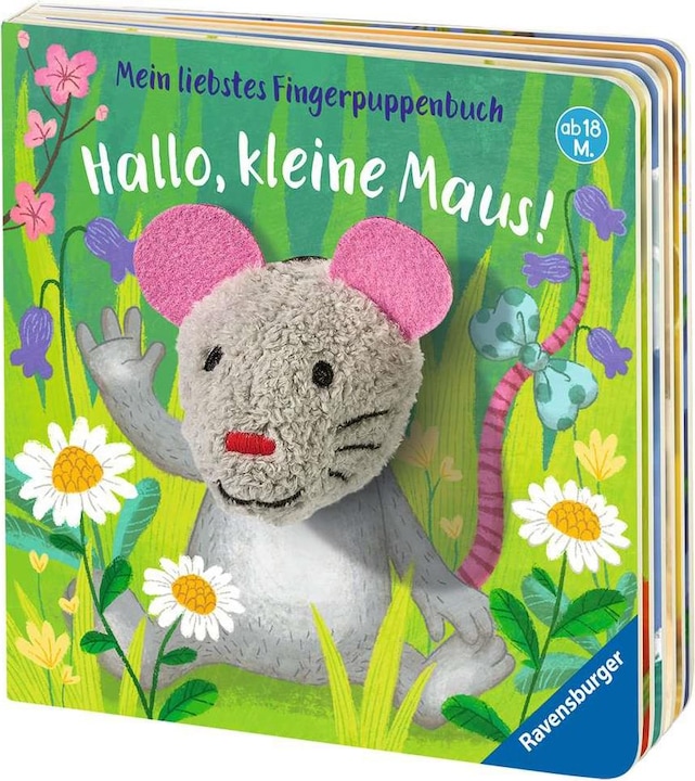 Immagine prodotto Ravensburger Il mio libro di marionette da dito preferito: Ciao, topolino (Tedesco)